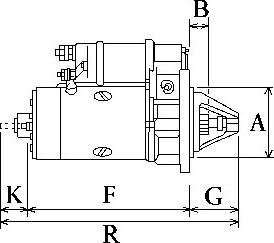 Carwood Group BREF032116742 - Starter car-mod.net