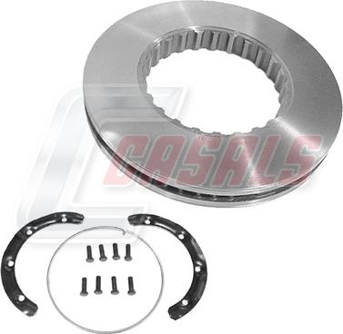 Casals 55471-K - Brake Disc car-mod.net
