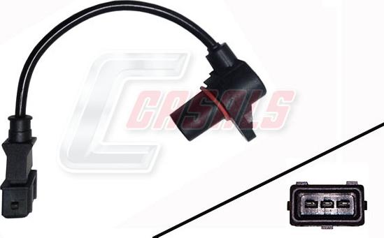 Casals 50495 - Crankshaft position sensor, RPM car-mod.net
