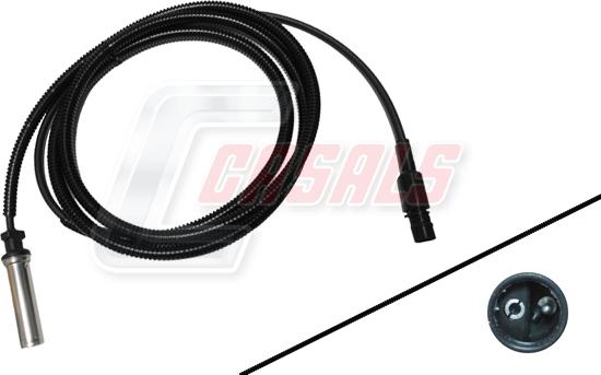 Casals 50404 - ABS sensor, wheel speed car-mod.net