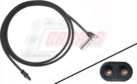 Casals 50480 - ABS sensor, wheel speed car-mod.net
