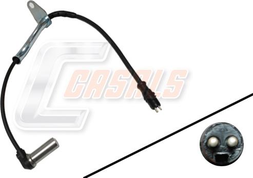 Casals 50429 - ABS sensor, wheel speed car-mod.net