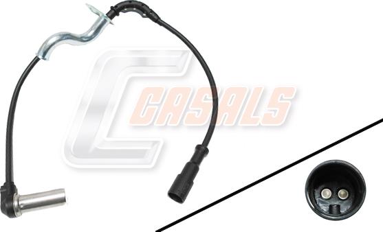 Casals 50428 - ABS sensor, wheel speed car-mod.net