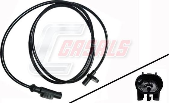 Casals 50517 - ABS sensor, wheel speed car-mod.net