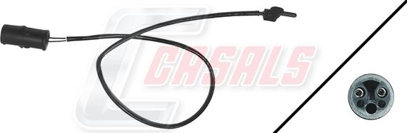 Casals 50007 - Warning Contact, brake pad wear car-mod.net