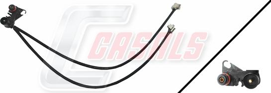 Casals 50142 - Warning Contact, brake pad wear car-mod.net