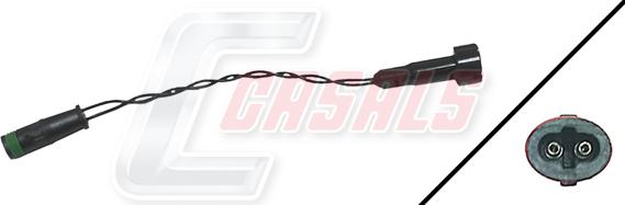 Casals 50159 - Warning Contact, brake pad wear car-mod.net