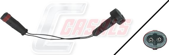 Casals 50163 - Warning Contact, brake pad wear car-mod.net