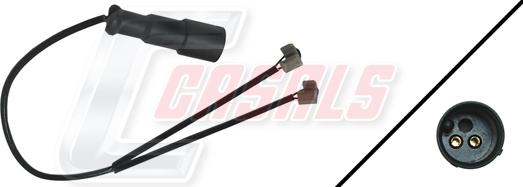 Casals 50122 - Warning Contact, brake pad wear car-mod.net