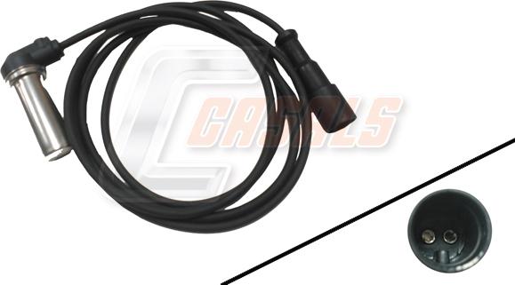 Casals 50392 - ABS sensor, wheel speed car-mod.net