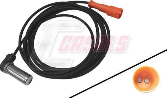 Casals 50346 - ABS sensor, wheel speed car-mod.net
