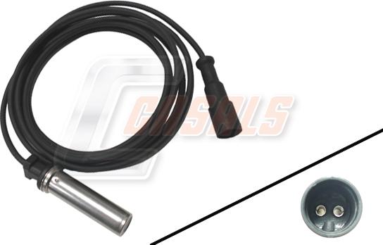 Casals 50358 - ABS sensor, wheel speed car-mod.net