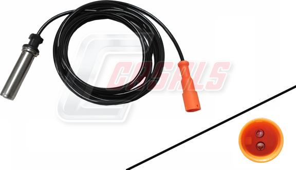 Casals 50304 - ABS sensor, wheel speed car-mod.net