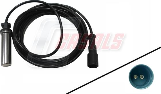 Casals 50303 - ABS sensor, wheel speed car-mod.net