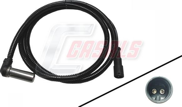 Casals 50307 - ABS sensor, wheel speed car-mod.net