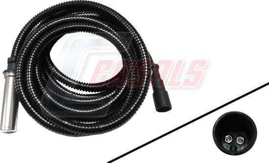 Casals 50385 - ABS sensor, wheel speed car-mod.net