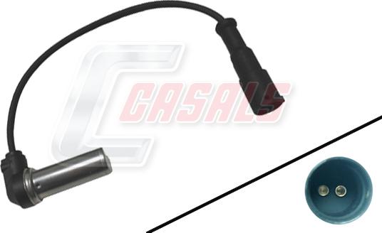 Casals 50339 - ABS sensor, wheel speed car-mod.net