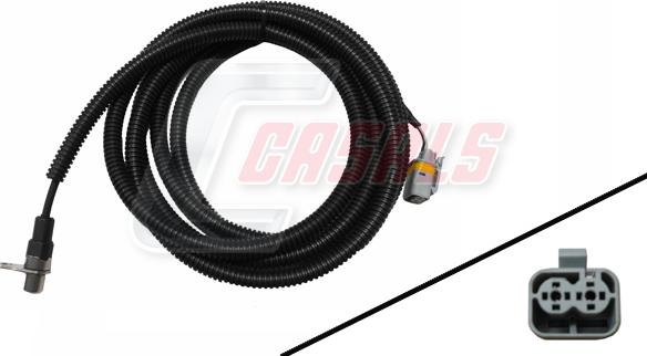 Casals 50330 - ABS sensor, wheel speed car-mod.net