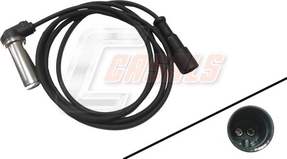 Casals 50326 - ABS sensor, wheel speed car-mod.net