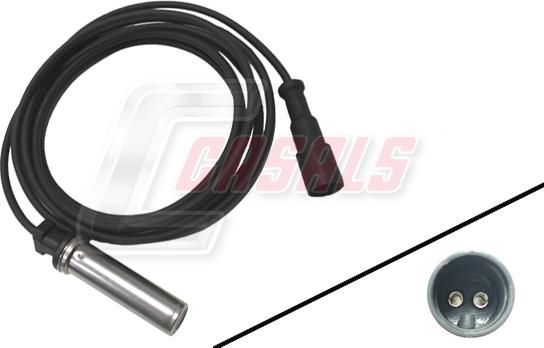Casals 50378 - ABS sensor, wheel speed car-mod.net
