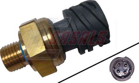 Casals 65604 - Sender Unit, oil pressure car-mod.net