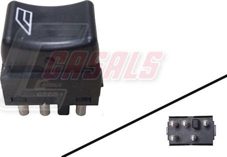 Casals 65684 - Switch, window regulator car-mod.net