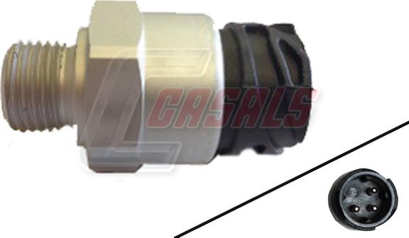 Casals 65115 - Sensor, compressed-air system car-mod.net