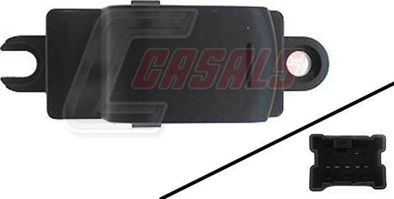Casals 65753 - Switch, window regulator car-mod.net