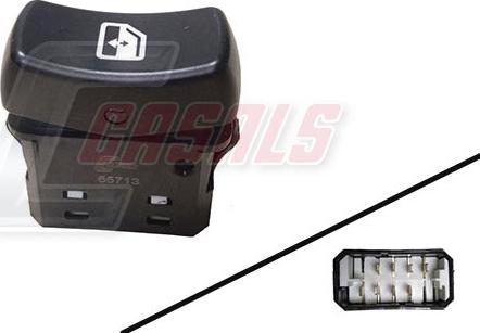 Casals 65713 - Switch, window regulator car-mod.net