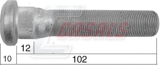 Casals 21539 - Stud, wheel hub car-mod.net