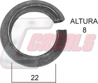 Casals 21164 - Retaining Ring, wheel rim car-mod.net