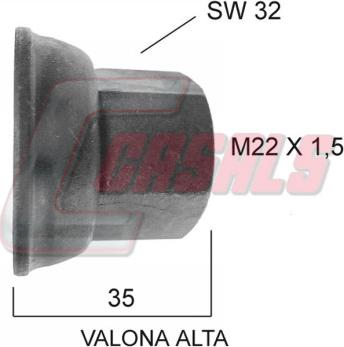 Casals 21124 - Wheel Nut car-mod.net