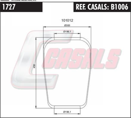 Casals B1006 - Bellow, air suspension car-mod.net