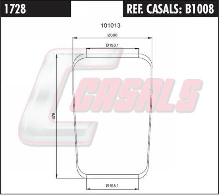 Casals B1008 - Bellow, air suspension car-mod.net