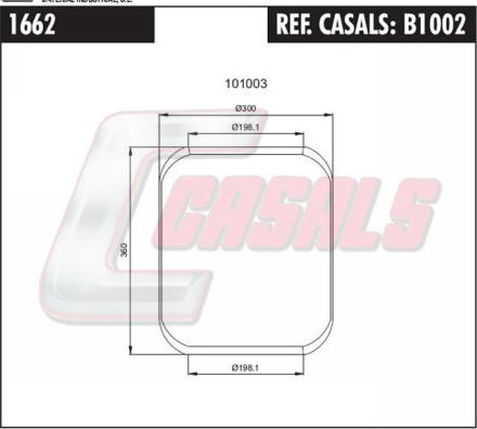 Casals B1002 - Bellow, air suspension car-mod.net