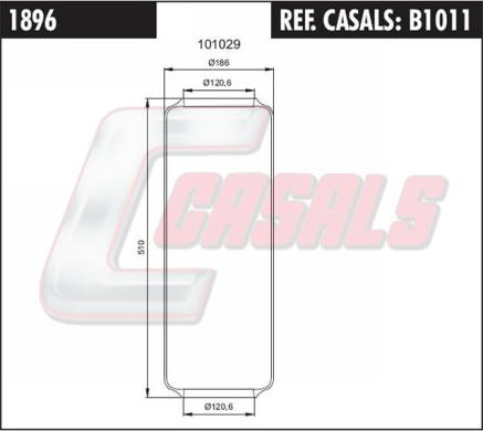 Casals B1011 - Bellow, air suspension car-mod.net