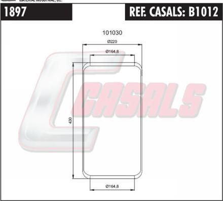 Casals B1012 - Bellow, air suspension car-mod.net