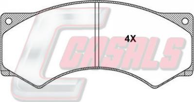 Casals BKM376 - Brake Pad Set, disc brake car-mod.net