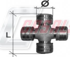 Casals CR33 - Flexible disc, propshaft joint car-mod.net
