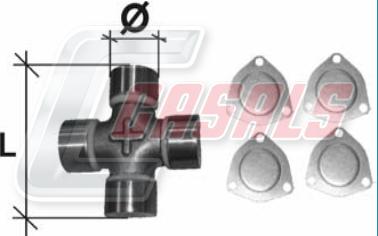 Casals CR27 - Flexible disc, propshaft joint car-mod.net