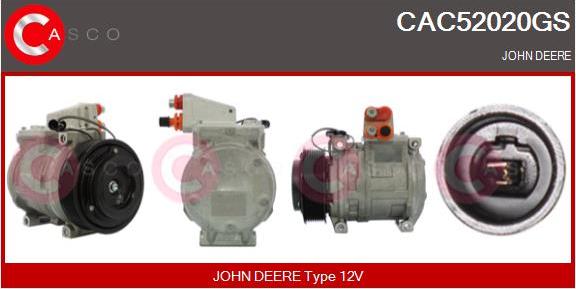 Casco CAC52020GS - Compressor, air conditioning car-mod.net