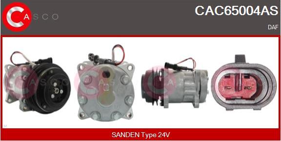 Casco CAC65004AS - Compressor, air conditioning car-mod.net