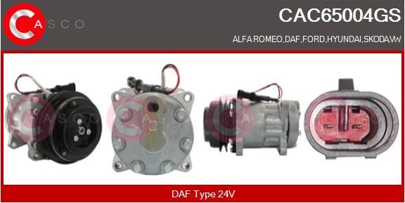 Casco CAC65004GS - Compressor, air conditioning car-mod.net