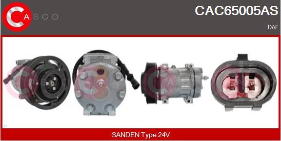 Casco CAC65005AS - Compressor, air conditioning car-mod.net