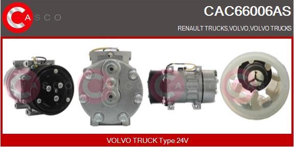 Casco CAC66006AS - Compressor, air conditioning car-mod.net