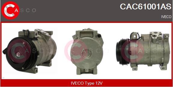 Casco CAC61001AS - Compressor, air conditioning car-mod.net