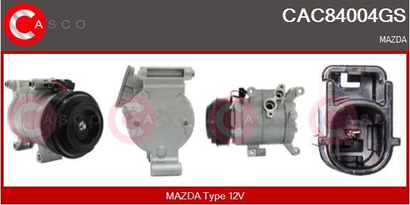 Casco CAC84004GS - Compressor, air conditioning car-mod.net