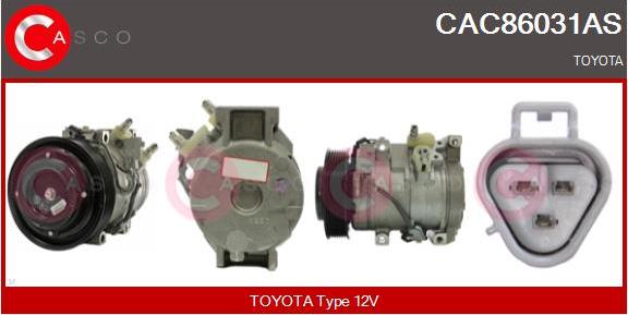 Casco CAC86031AS - Compressor, air conditioning car-mod.net