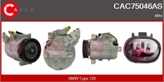 Casco CAC75046AS - Compressor, air conditioning car-mod.net