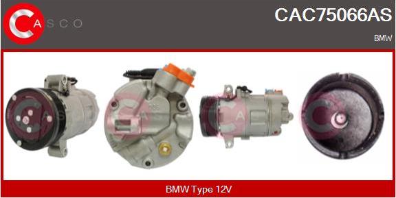 Casco CAC75066AS - Compressor, air conditioning car-mod.net